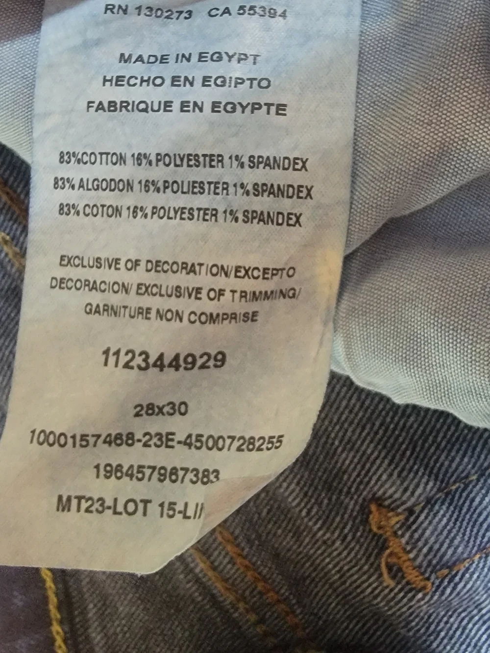Wrangler Dark Blue Denim Jeans Size 28x30